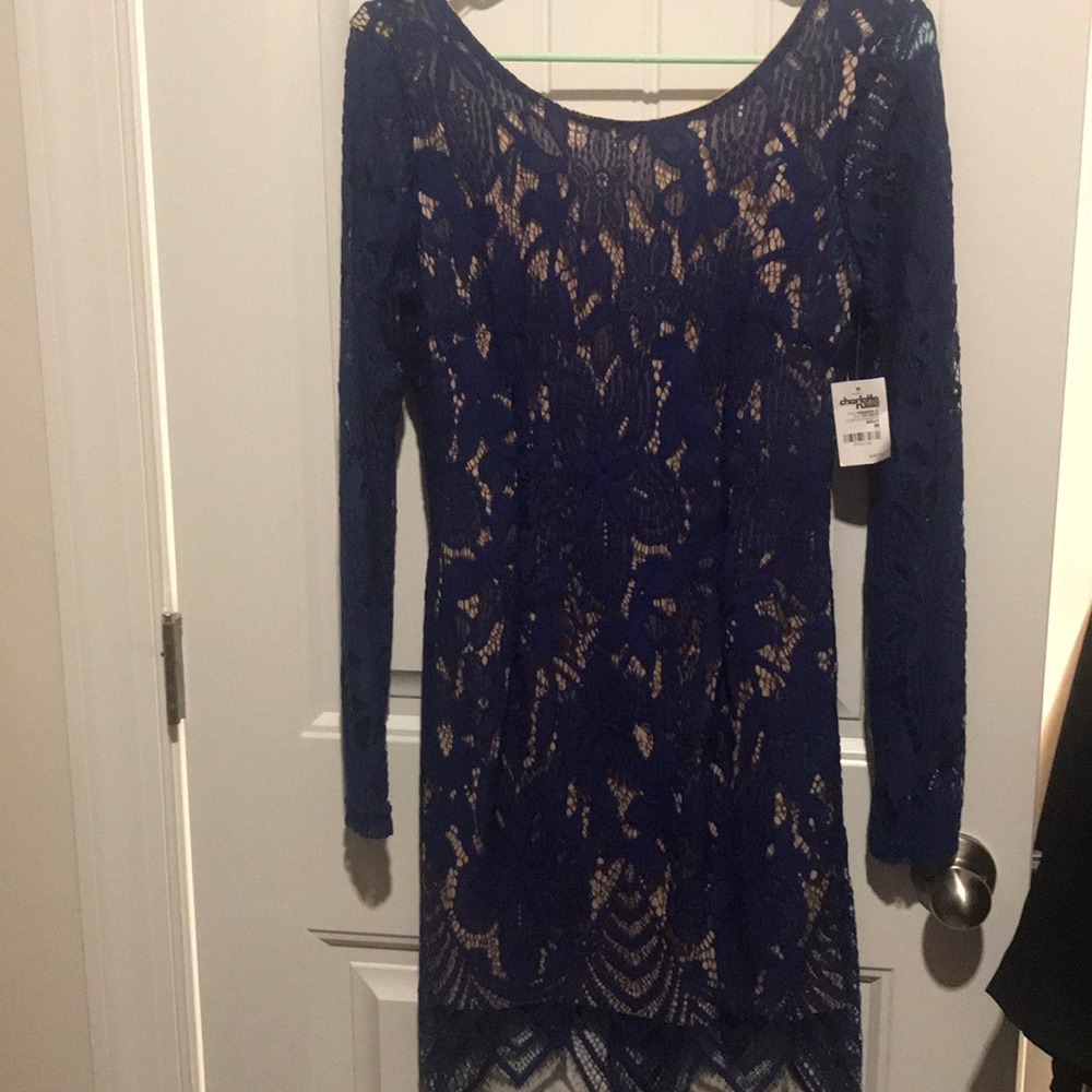 Long sleeve lace dress